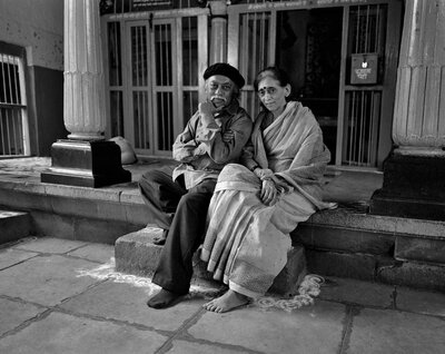 Dilip Chitre and his wife Viju