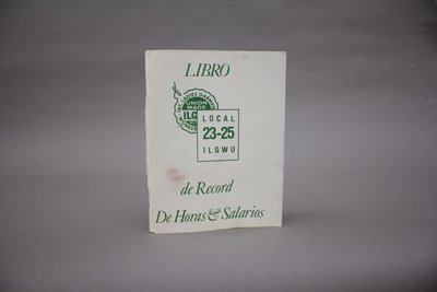 Wage & Hour Record Book, in Spanish