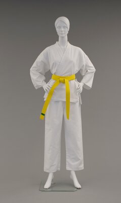 Martial Arts Gi worn by Terri Cvetan during Gay Games, 1994, New York, NY